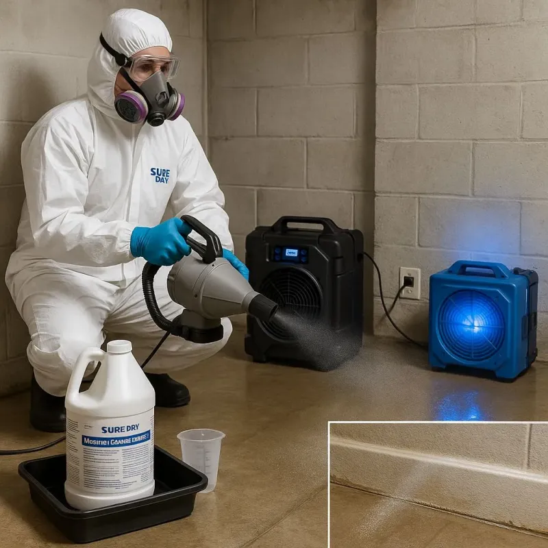 Sanitization and Odor Removal process in Johnston, RI