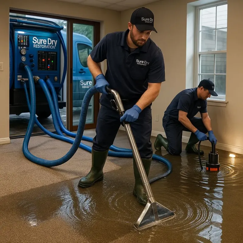 Water Extraction and Removal process in Johnston, RI